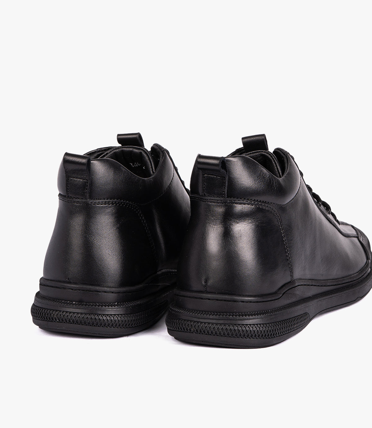 BOTTINE NIVEN EN CUIR NOIR - 346