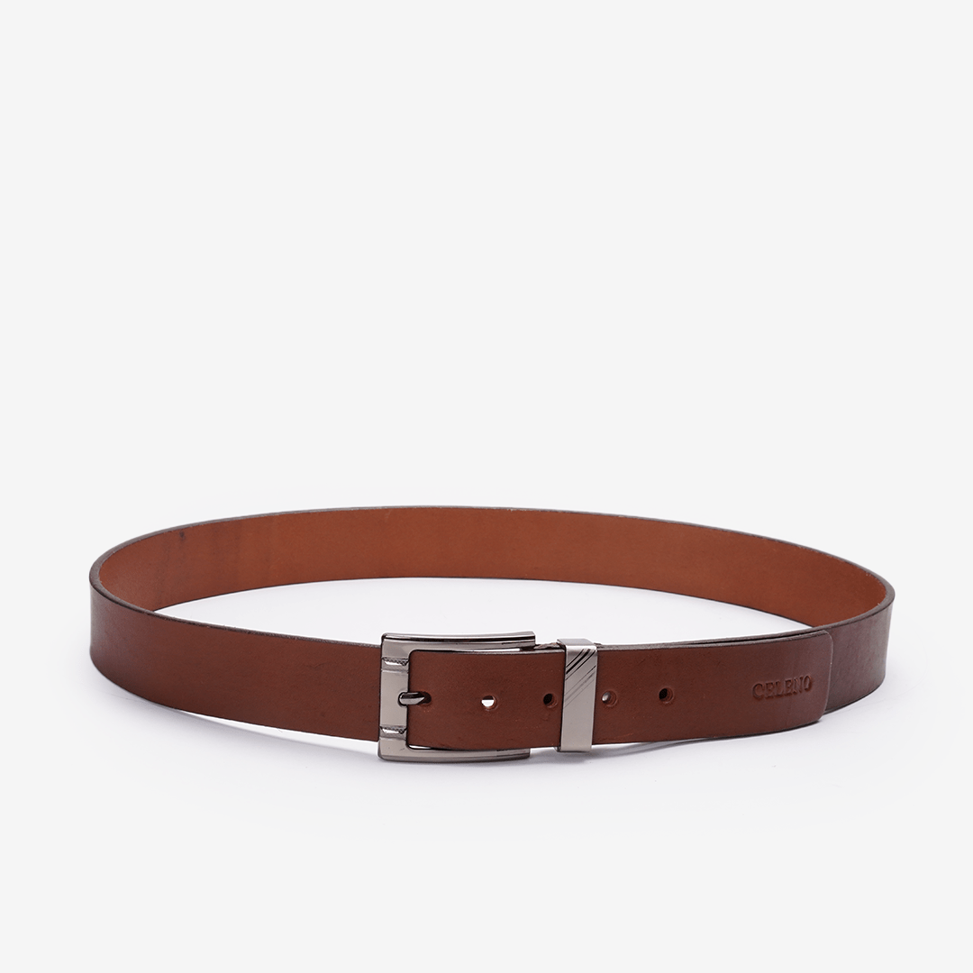 CEINTURE ALFRED en Cuir, Tabac – CLSPORT