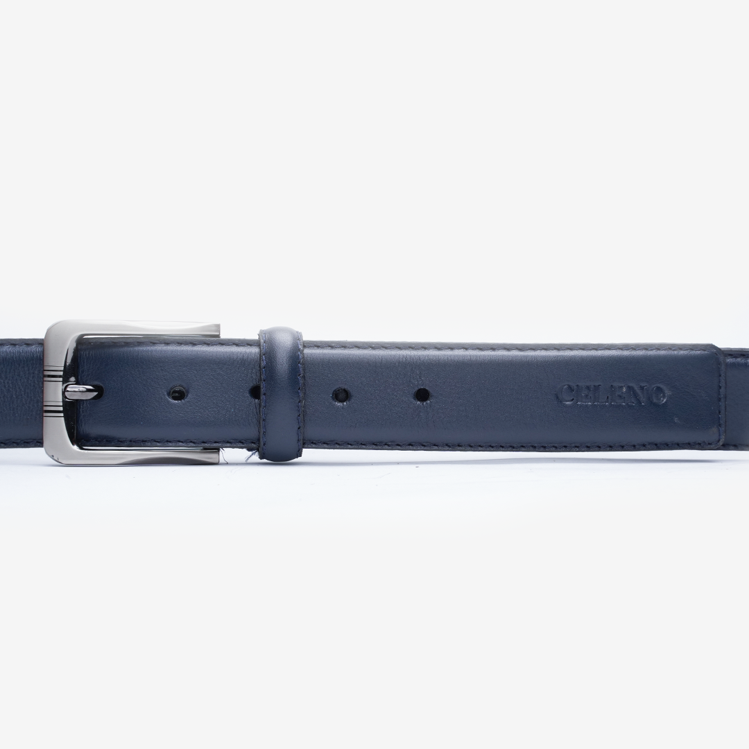 CEINTURE JAY en Cuir, Bleu – CLCLASS