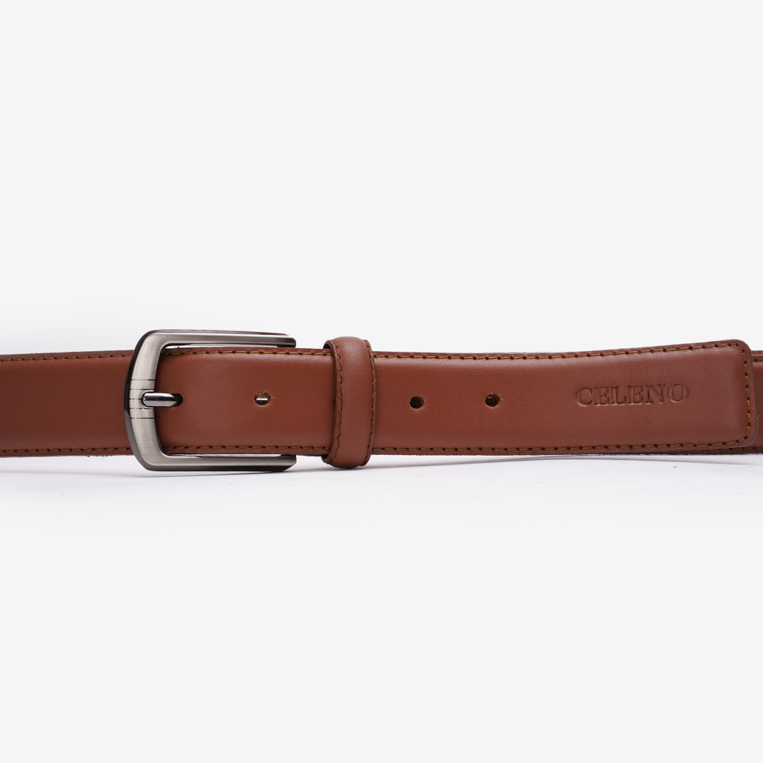 CEINTURE JAY en Cuir, Tabac – CLCLASS