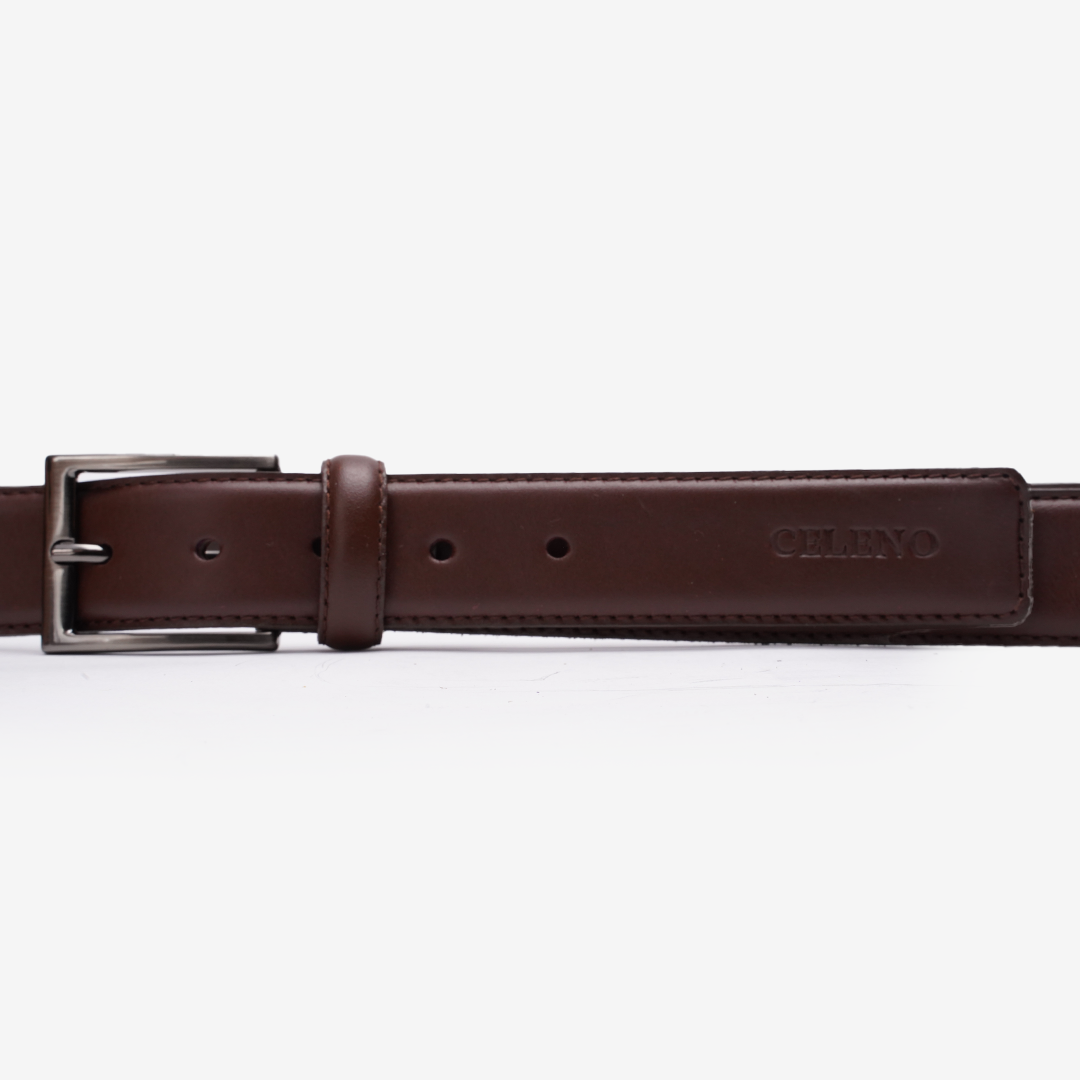 CEINTURE JAY en Cuir, Marron – CLCLASS