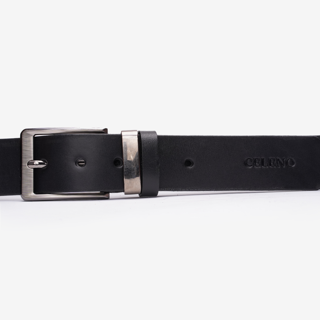 CEINTURE ALFRED en Cuir, Noir – CLSPORT