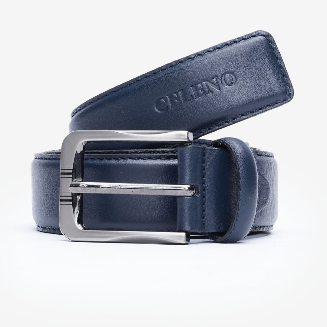 CEINTURE JAY en Cuir, Bleu – CLCLASS