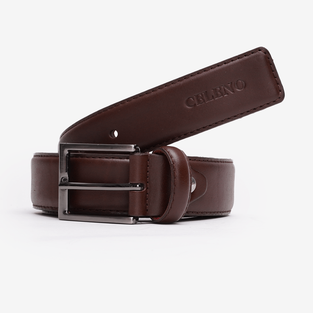 CEINTURE JAY en Cuir, Marron – CLCLASS