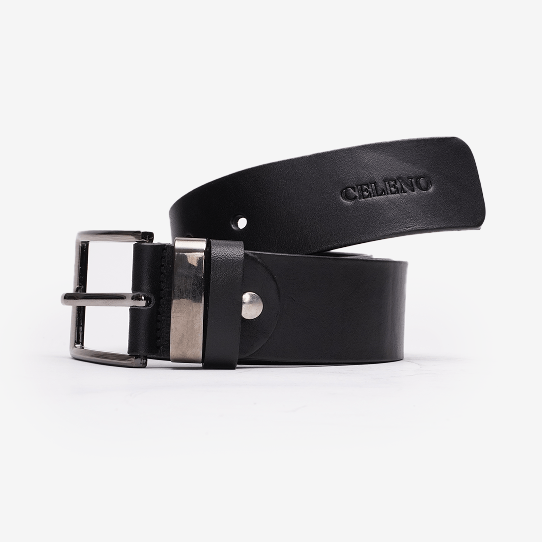 CEINTURE ALFRED en Cuir, Noir – CLSPORT