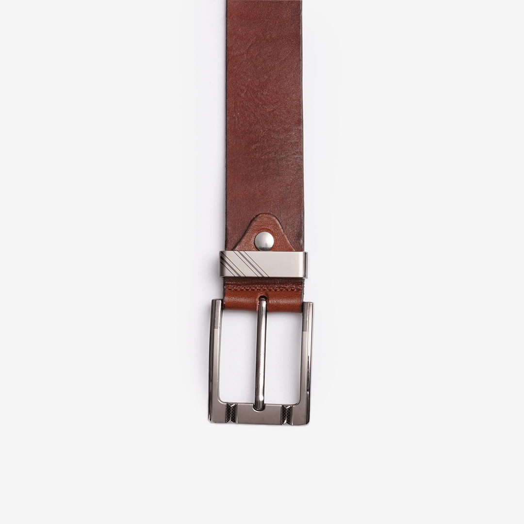 CEINTURE ALFRED en Cuir, Tabac – CLSPORT