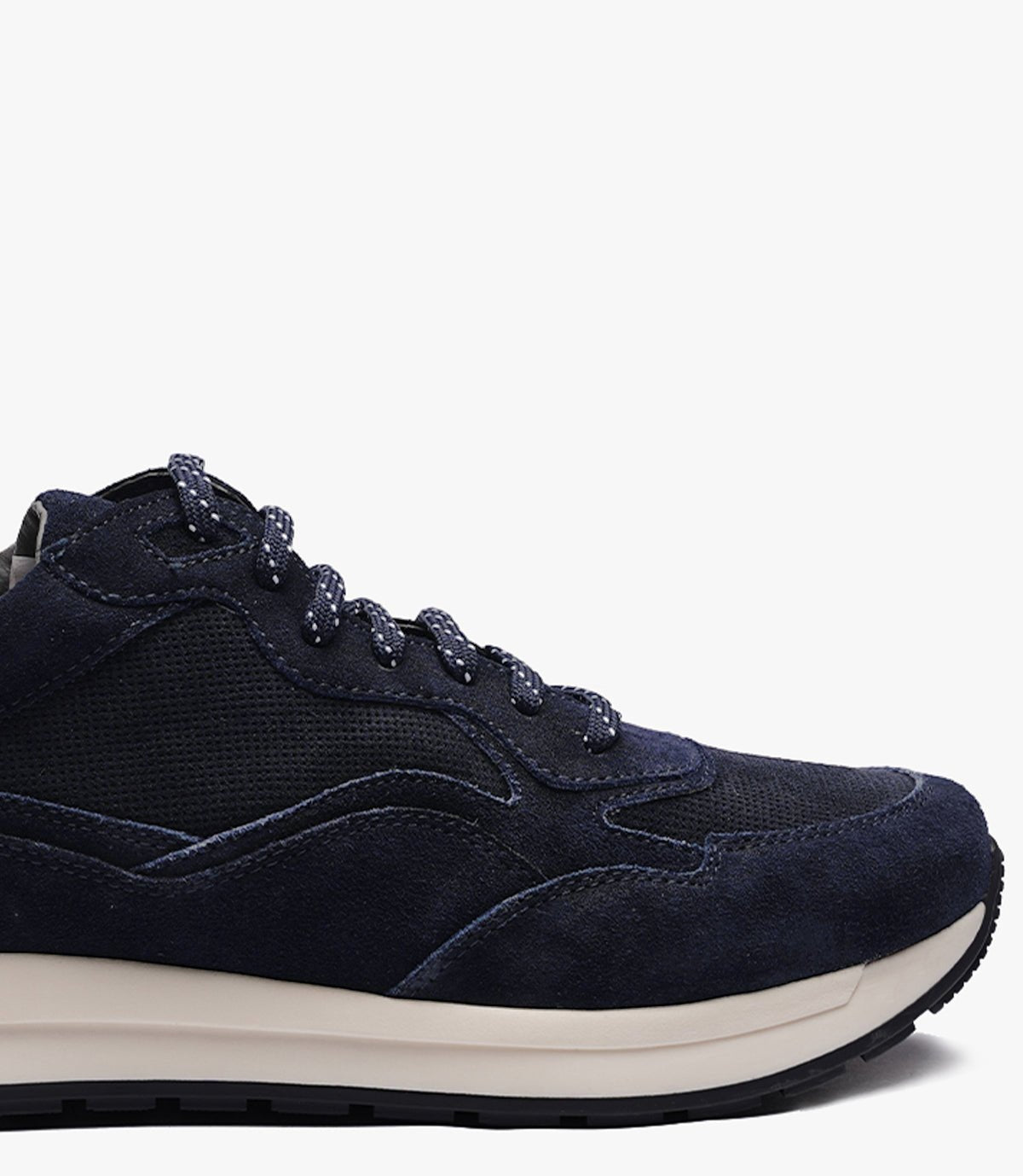 BASKET FLUENT FLEX EN DAIM, BLEU NUIT - CL830041