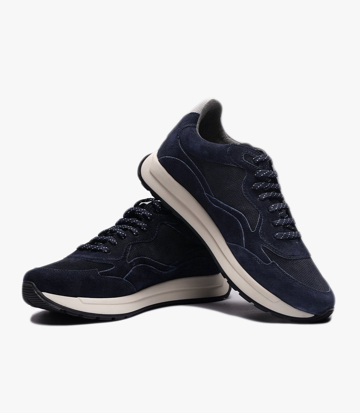 BASKET FLUENT FLEX EN DAIM, BLEU NUIT - CL830041