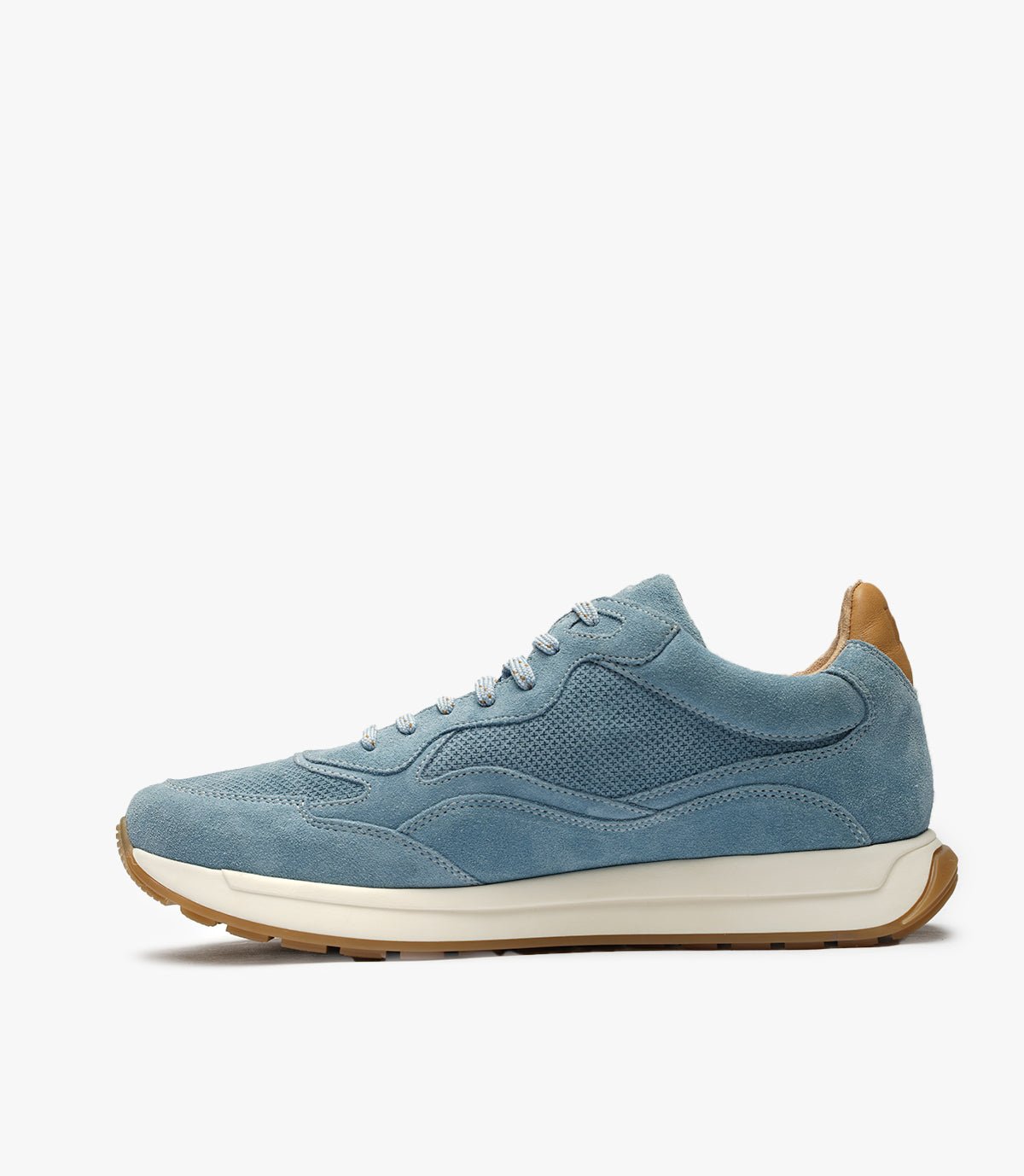 BASKET FLUENT FLEX EN DAIM, BLEU CIEL - CL820041