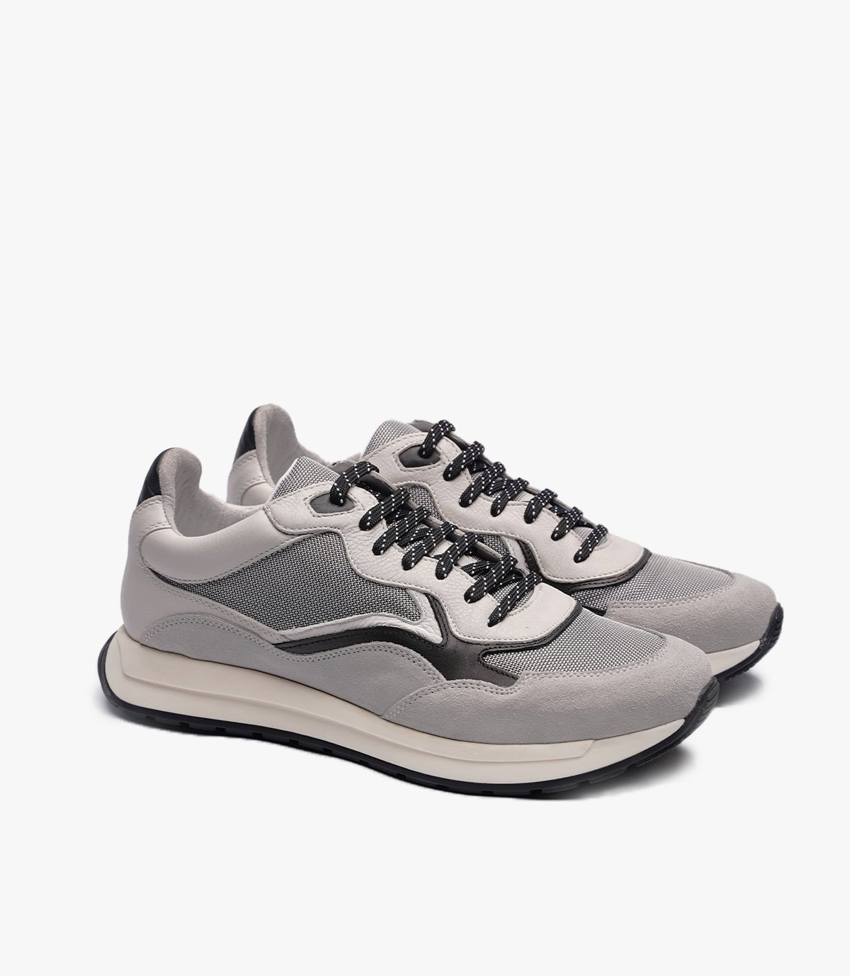 BASKET FLUENT FLEX EN DAIM, GRIS - CL850041