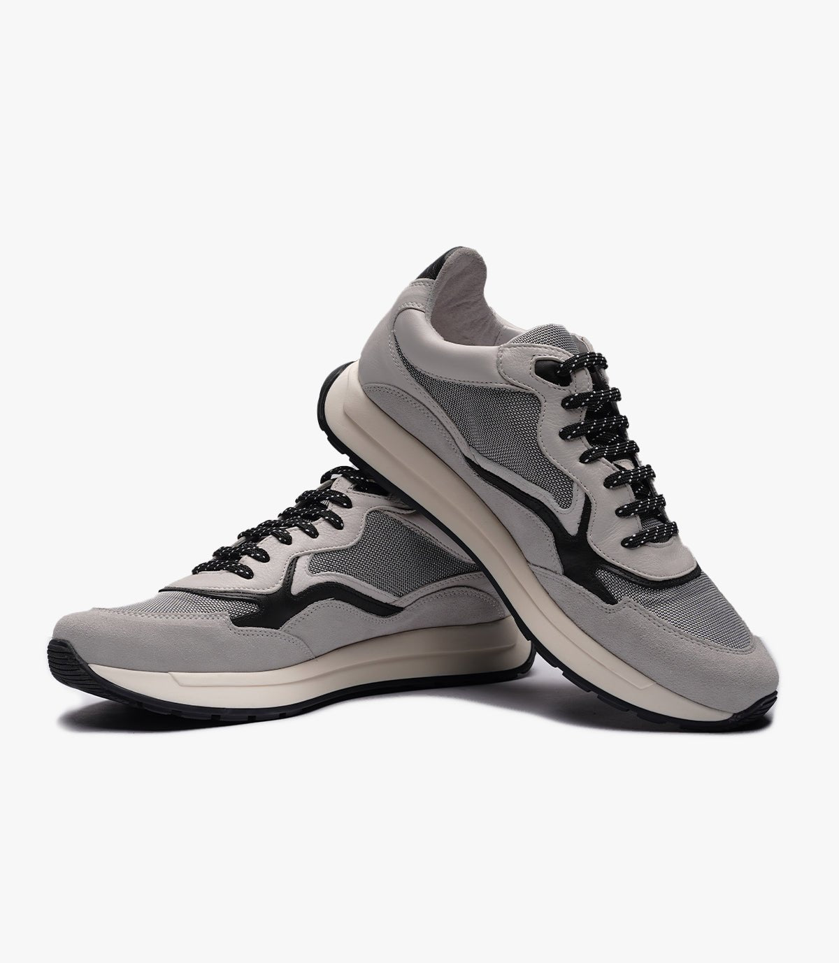 BASKET FLUENT FLEX EN DAIM, GRIS - CL850041