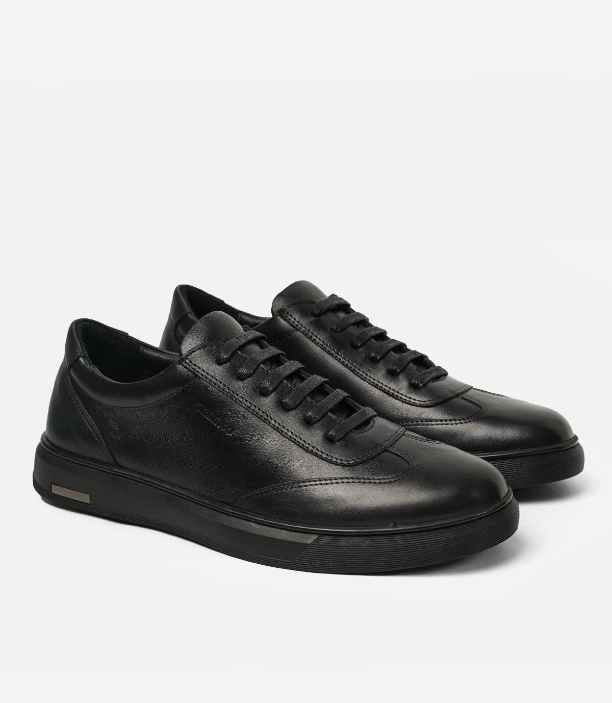 BASKET BRUNO En Cuir, Noir – CL5074