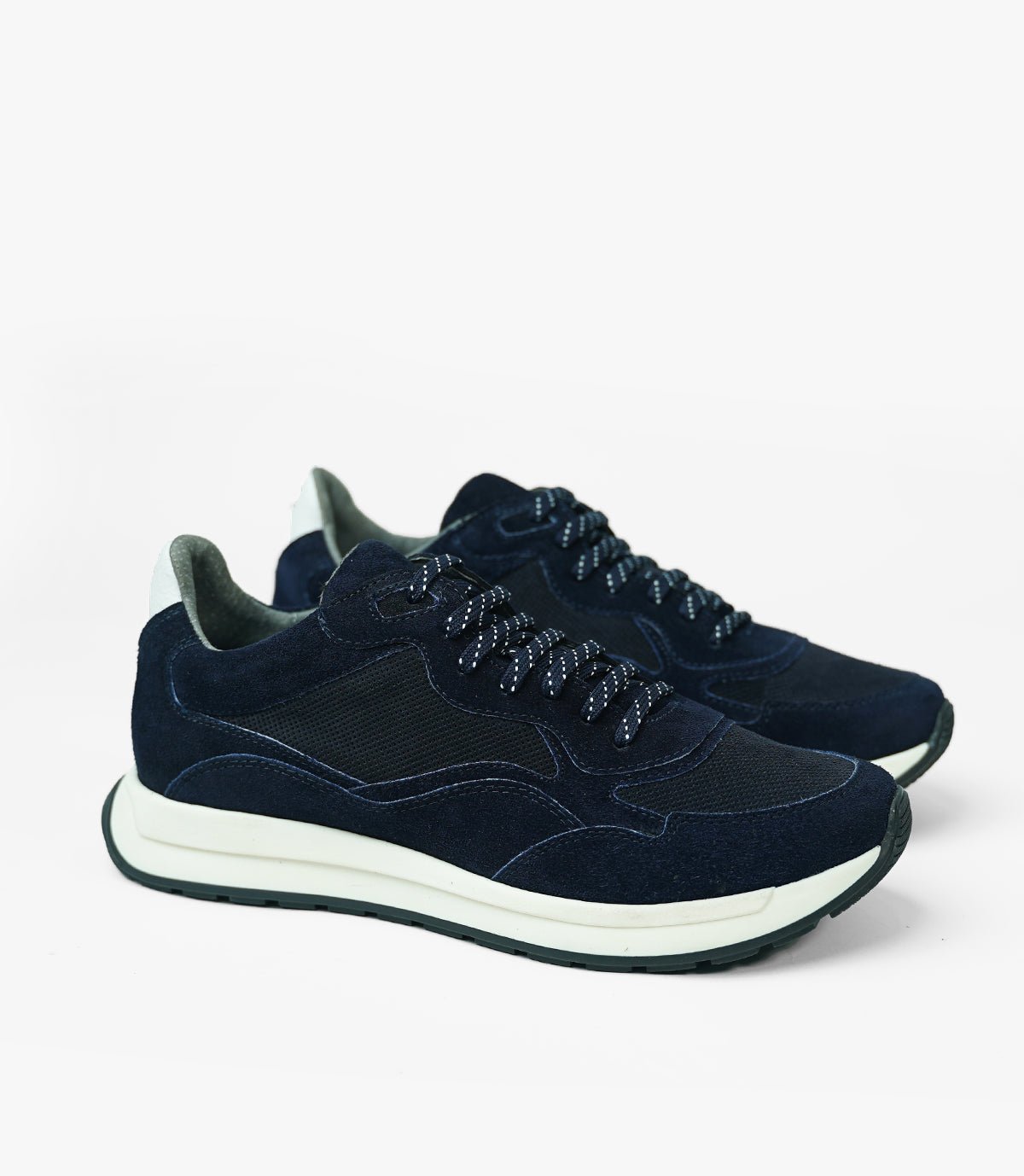 BASKET FLUENT FLEX EN DAIM, BLEU NUIT - CL830041