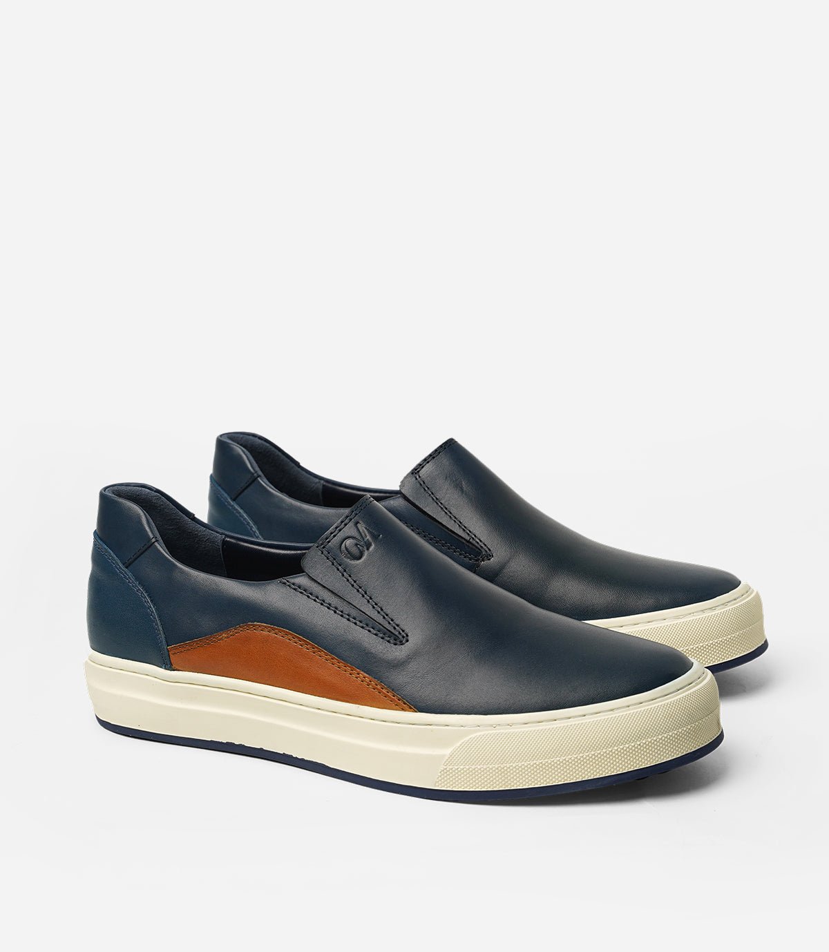 BASKET Titan En Cuir, Bleu – CL6090