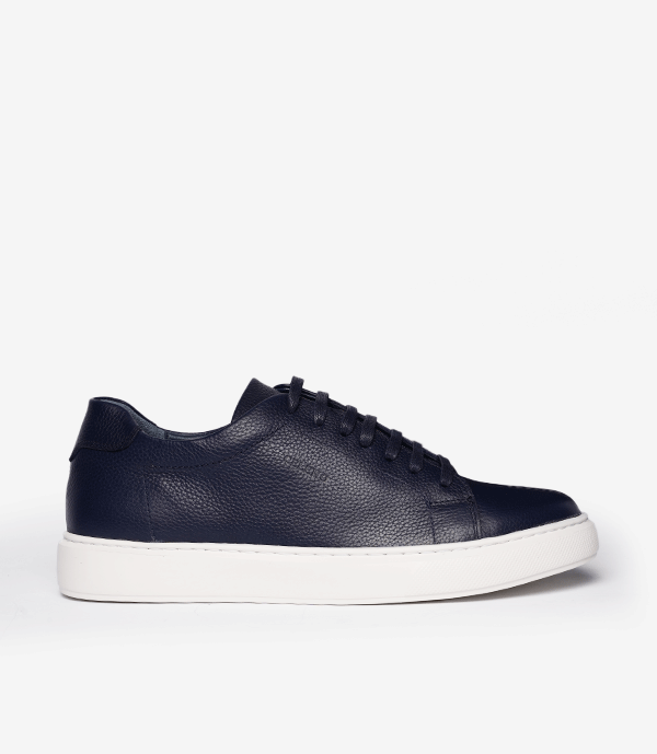 BASKET BLAZE En Cuir, Bleu Nuit – CL6080