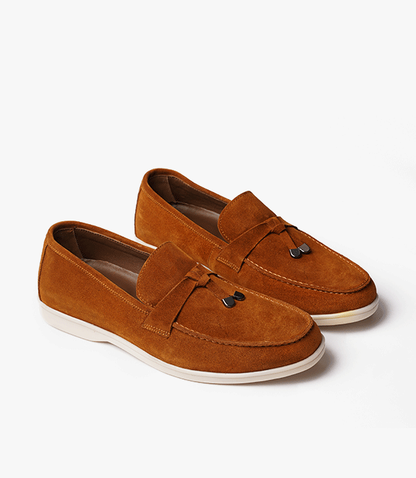 MOCASSIN JET en Daim, Tabac – CL3061