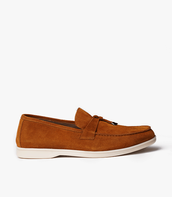 MOCASSIN JET en Daim, Tabac – CL3061