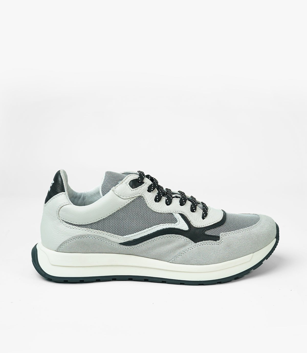 BASKET FLUENT FLEX EN DAIM, GRIS - CL850041