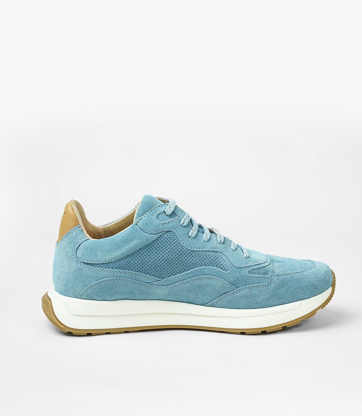 BASKET FLUENT FLEX EN DAIM, BLEU CIEL - CL820041