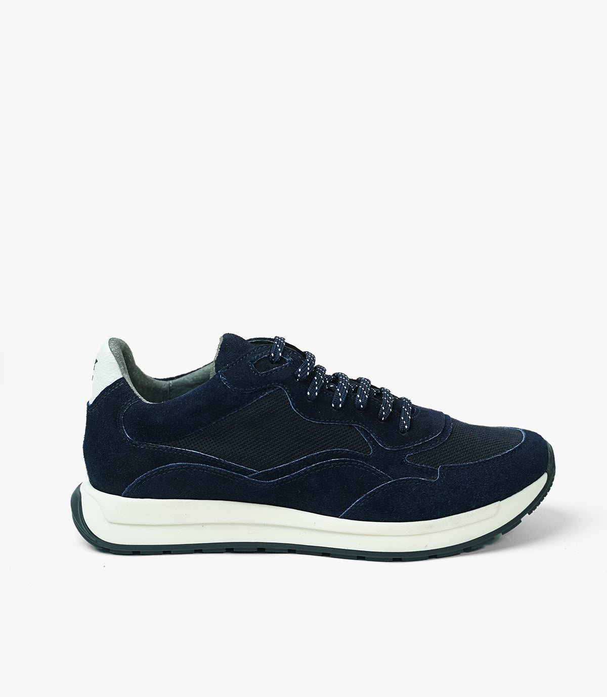 BASKET FLUENT FLEX EN DAIM, BLEU NUIT - CL830041