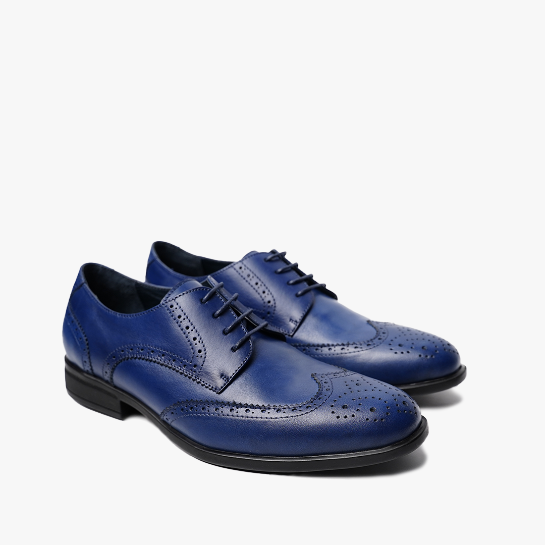 CAVALIER en Cuir, Bleu -CL307