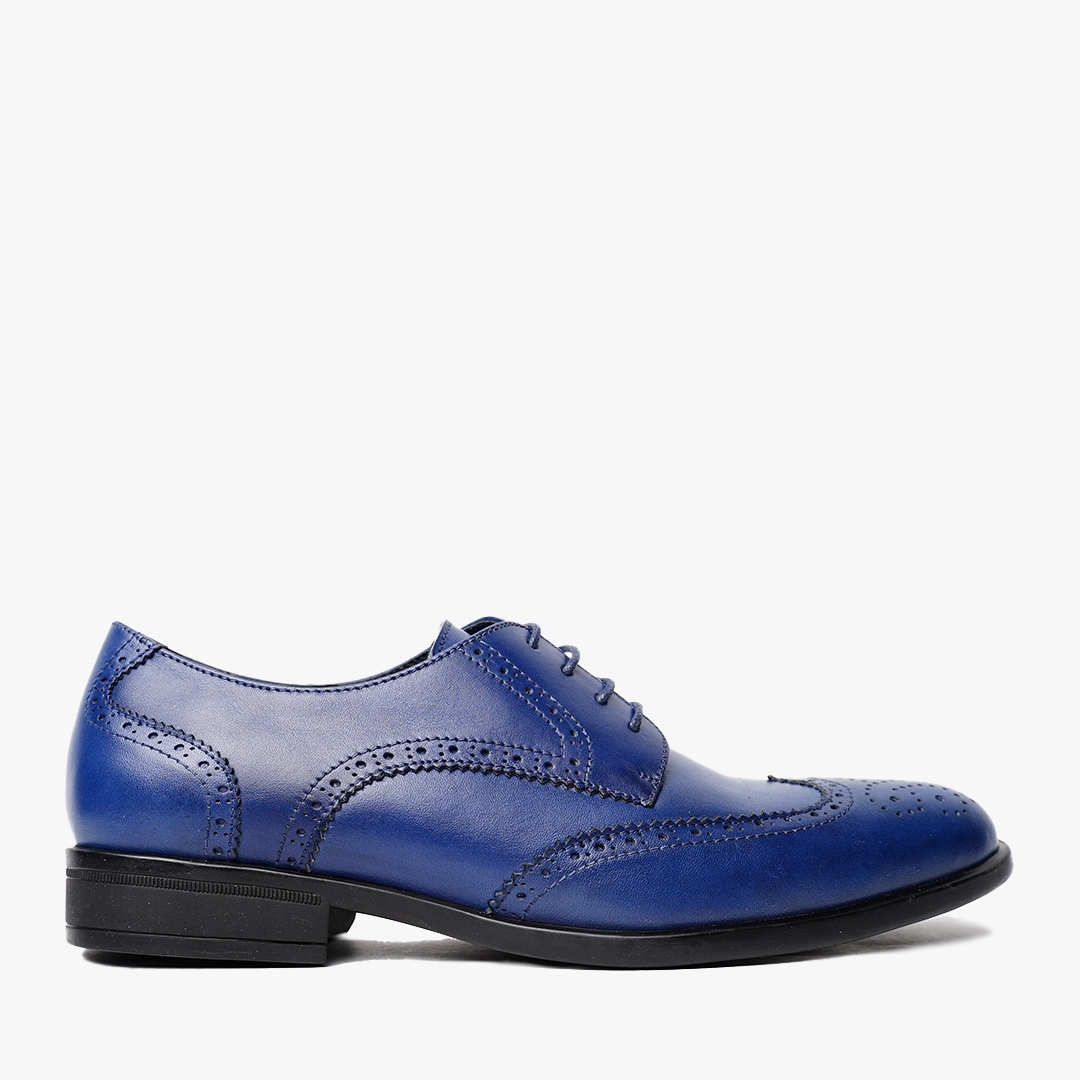 CAVALIER en Cuir, Bleu -CL307