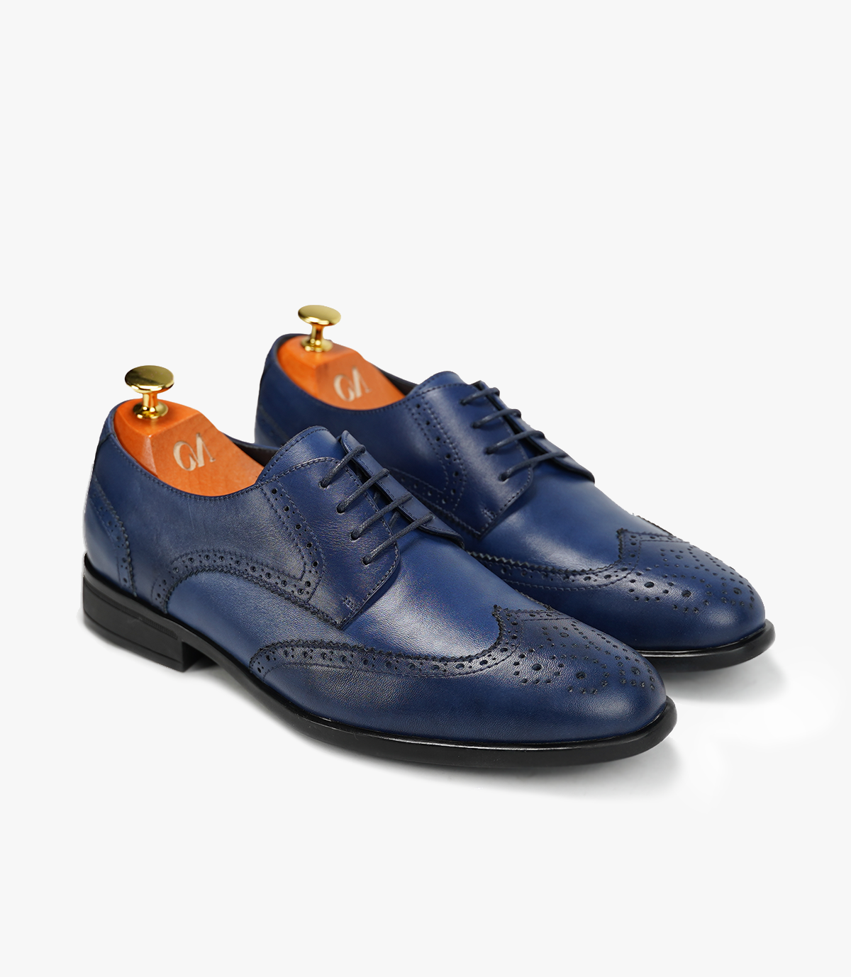 CAVALIER en Cuir, Bleu -CL307