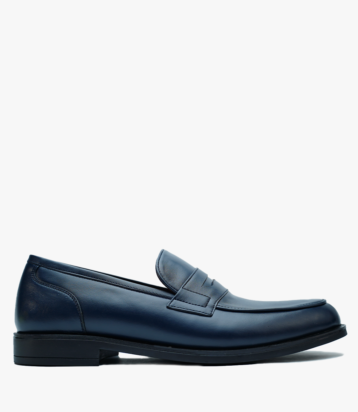 MOCASSIN Taylor en Cuir, Bleu nuit– CL477