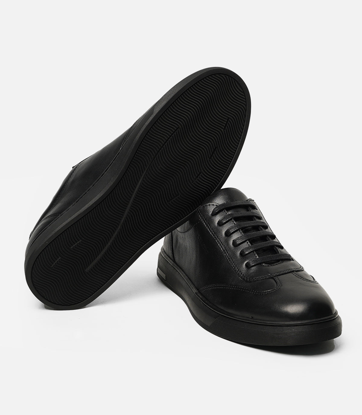 BASKET BRUNO En Cuir, Noir – CL5074