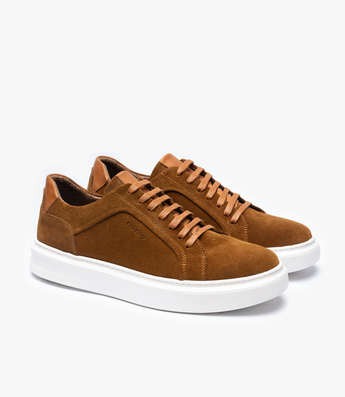BASKET SUEDE en Daim, Tabac– CL6063