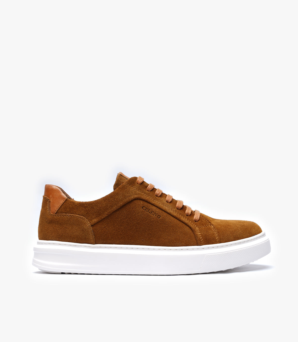 BASKET SUEDE en Daim, Tabac– CL6063