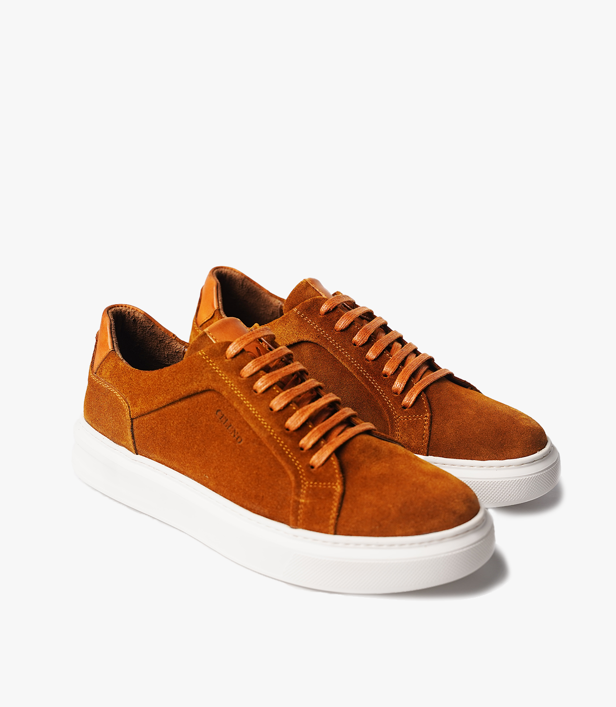 BASKET SUEDE en Daim, Tabac– CL6063