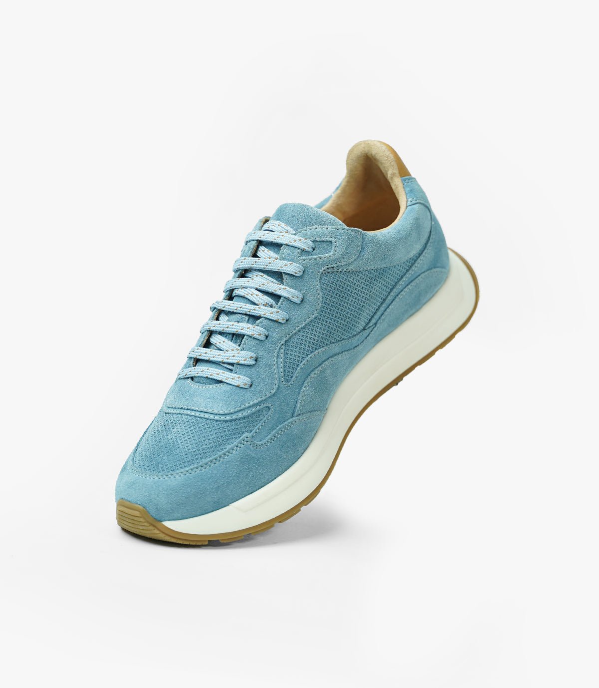 BASKET FLUENT FLEX EN DAIM, BLEU CIEL - CL820041