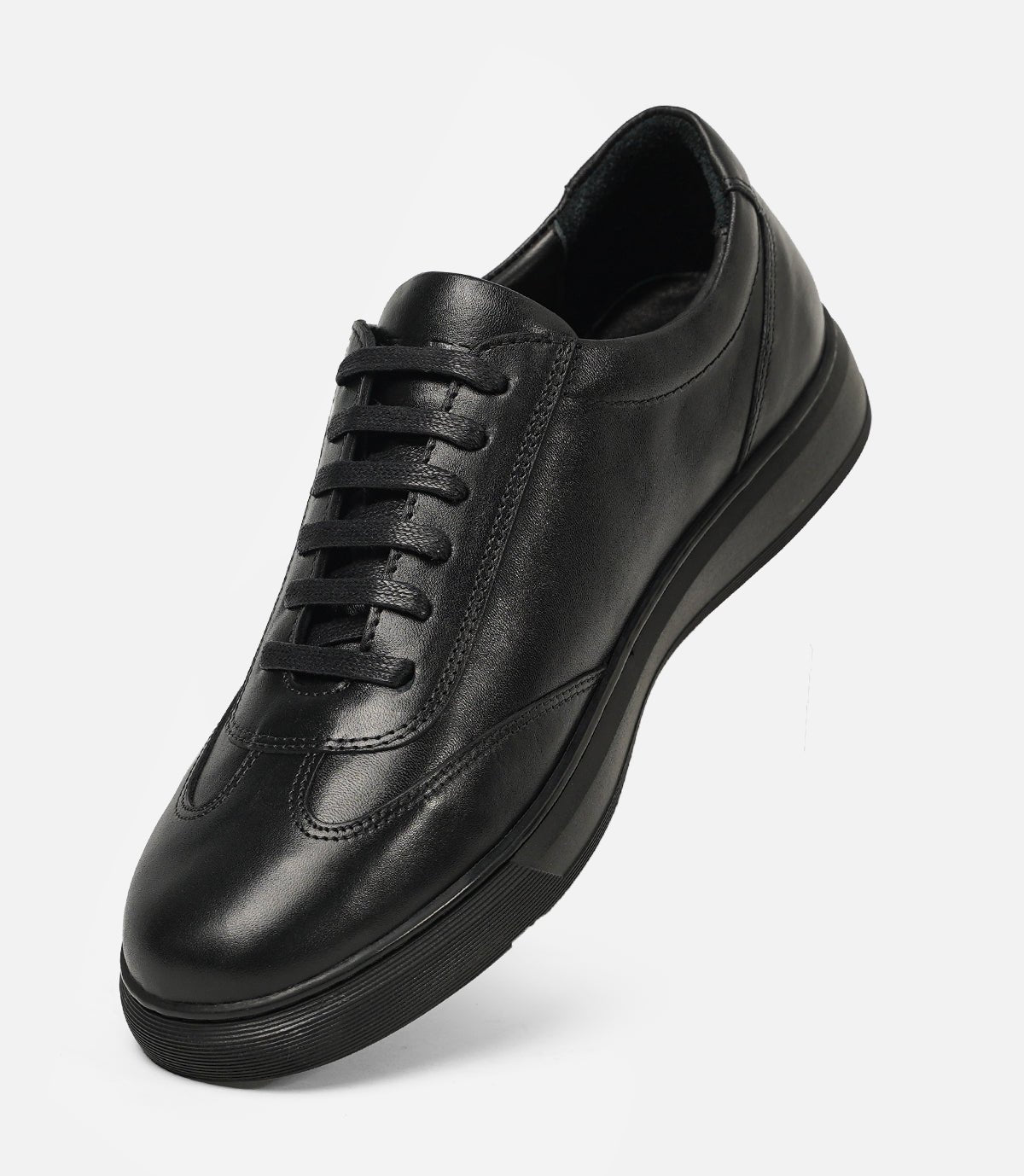 BASKET BRUNO En Cuir, Noir – CL5074