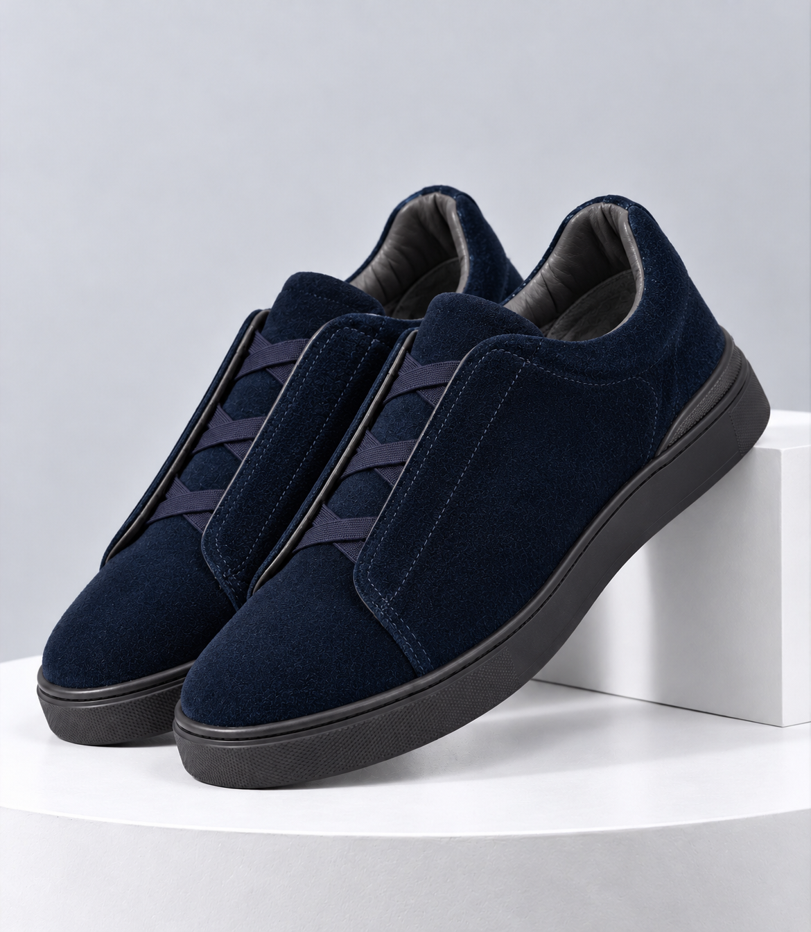 BASKET - ELVAN EN DAIM BLEU NUIT - CL950