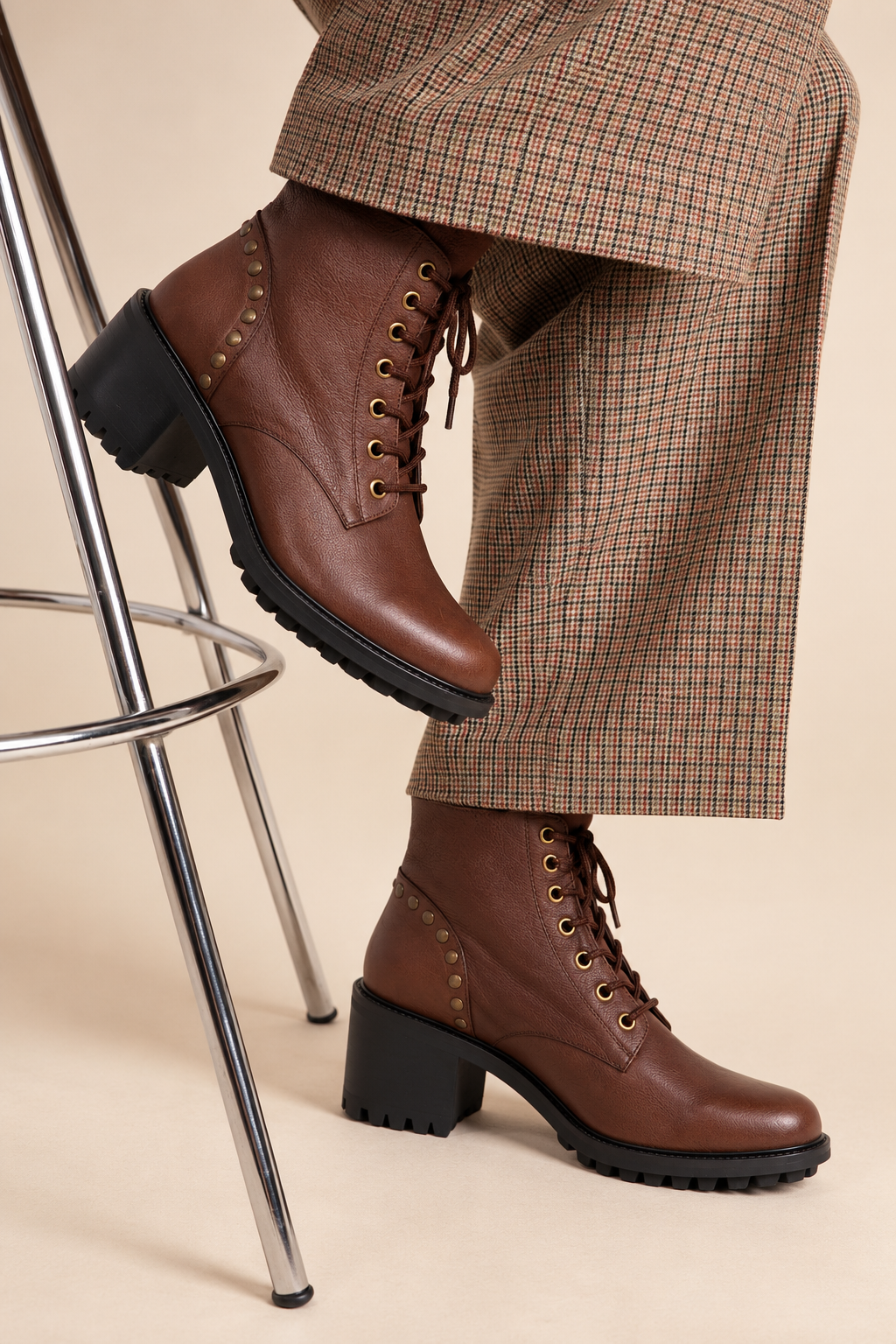 RIAD EN CUIR MARRON
