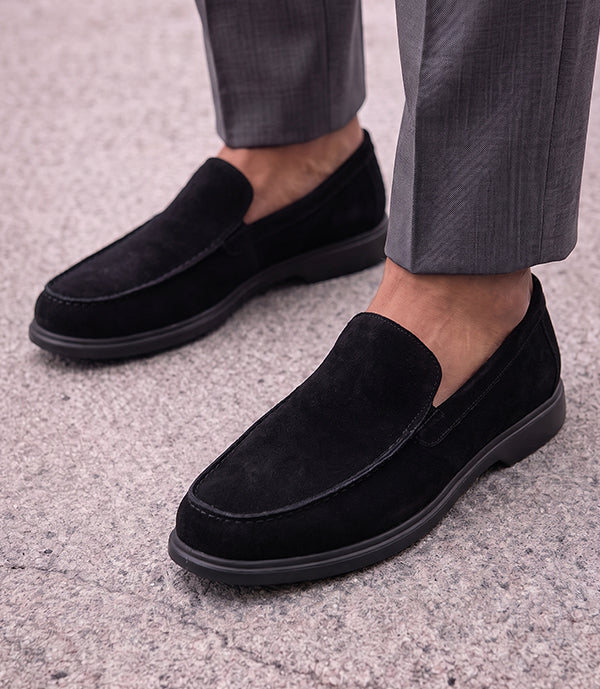 MOCASSIN NERIO EN DAIM NOIR – CL337
