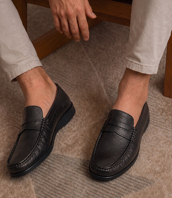 MOCASSIN EDEN En Cuir, Marron – CL146
