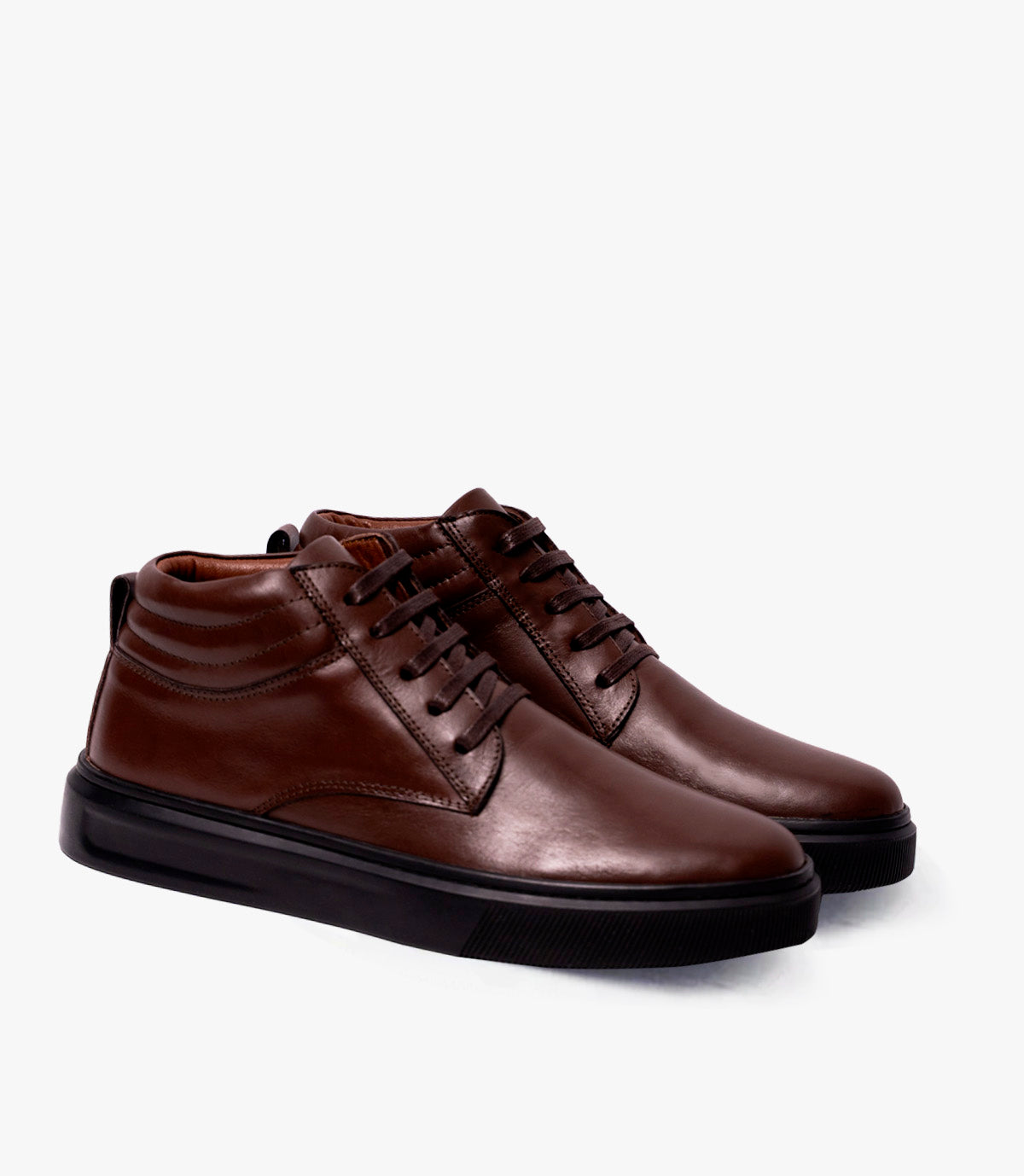 Bottine Oxford en Cuir Marron CL2028