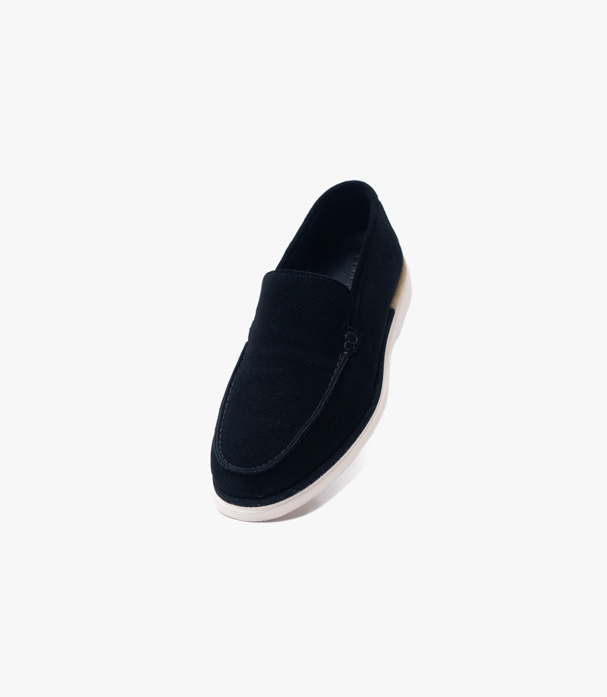 MOCASSIN EVERTON EN DAIM, Noir - CL3062