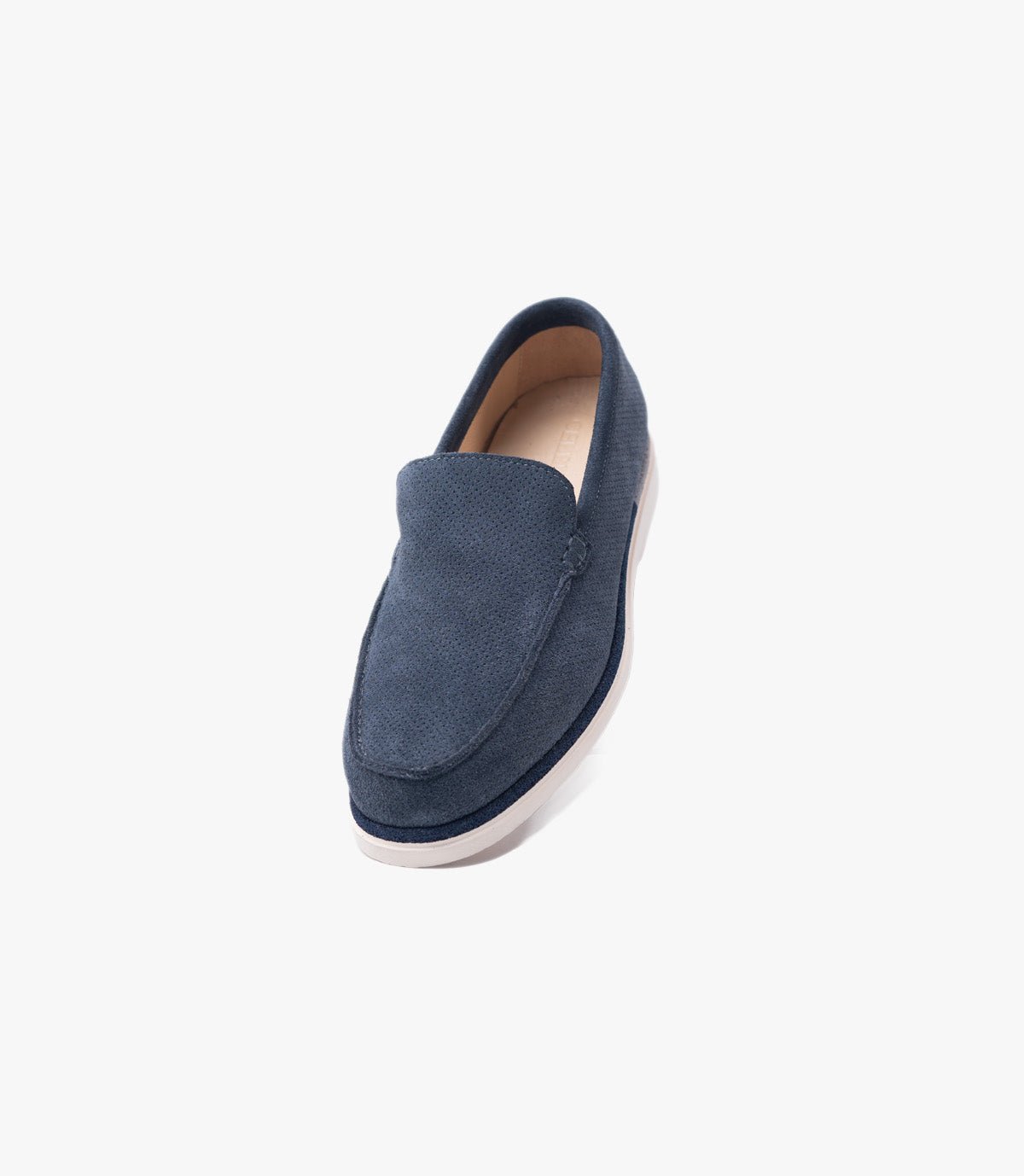 MOCASSIN EVERTON EN DAIM, Bleu Nuit- CL3062