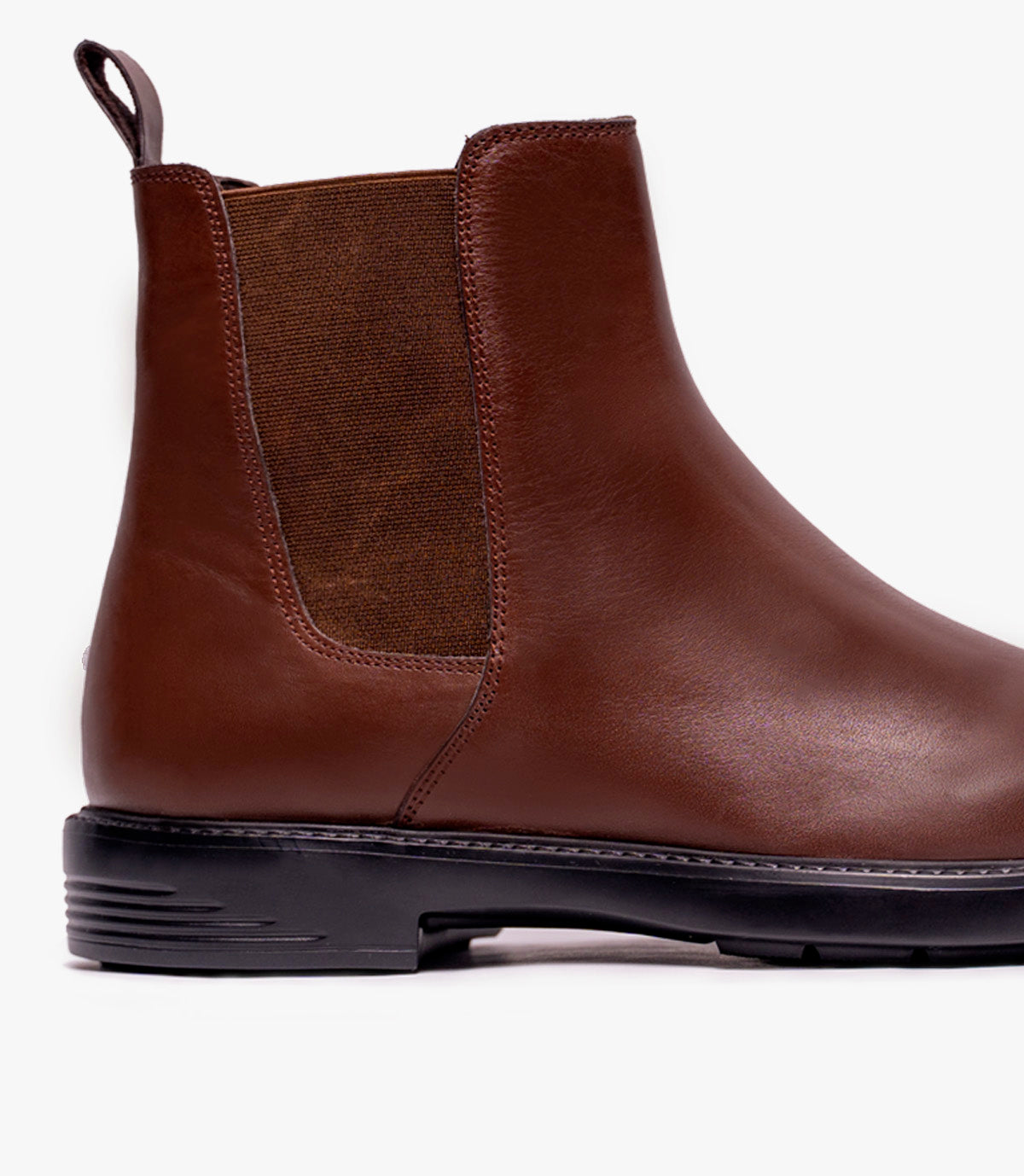 Bottine Chelsea en Cuir marron CL4000