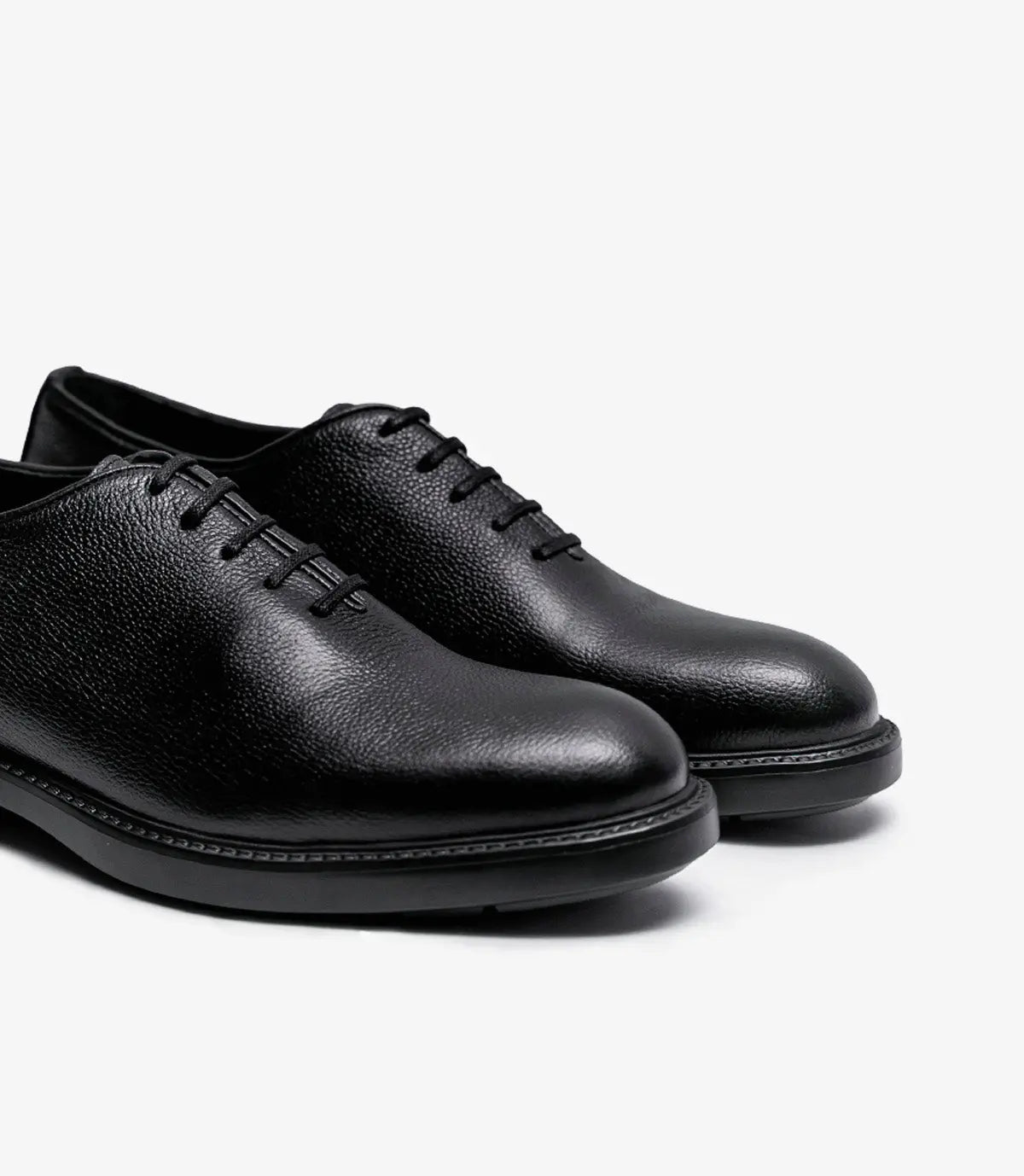 Montfort  en Cuir Graine, Noir -CL6071 Celeno