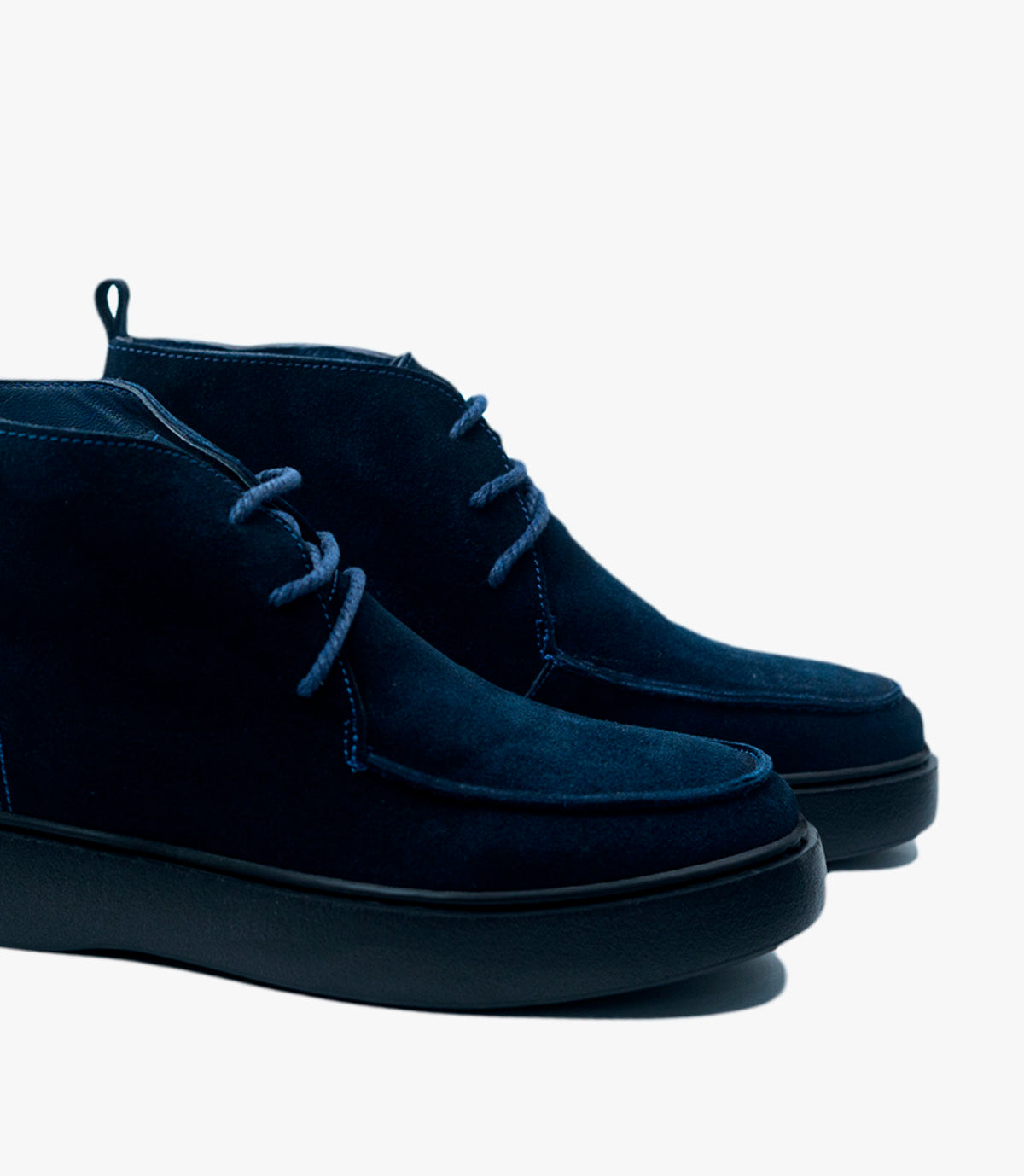 BOTTINE CHUKKA EN DAIM, Bleu Nuit CL328