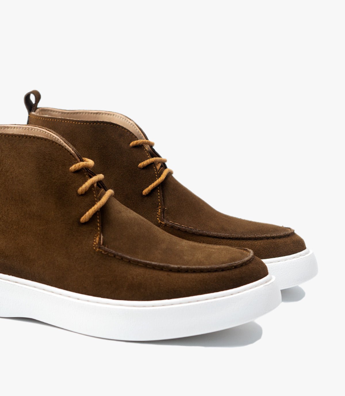 BOTTINE CHUKKA EN DAIM, Marron CL328
