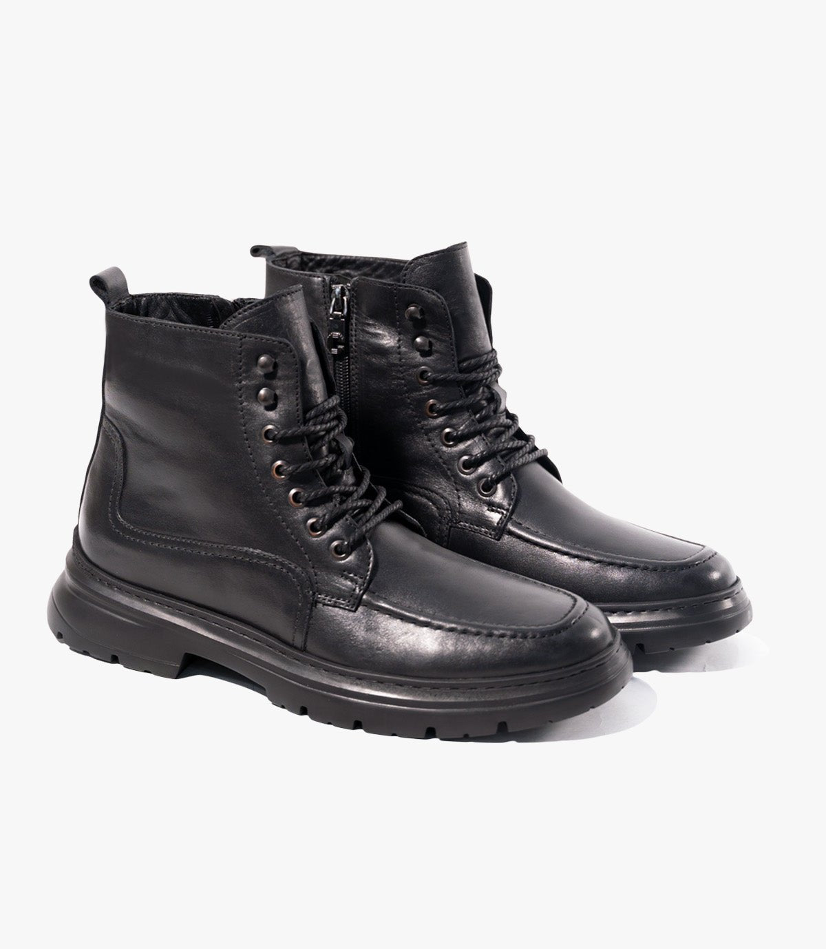 Bottine Chelsea en Cuir Noir CL3088