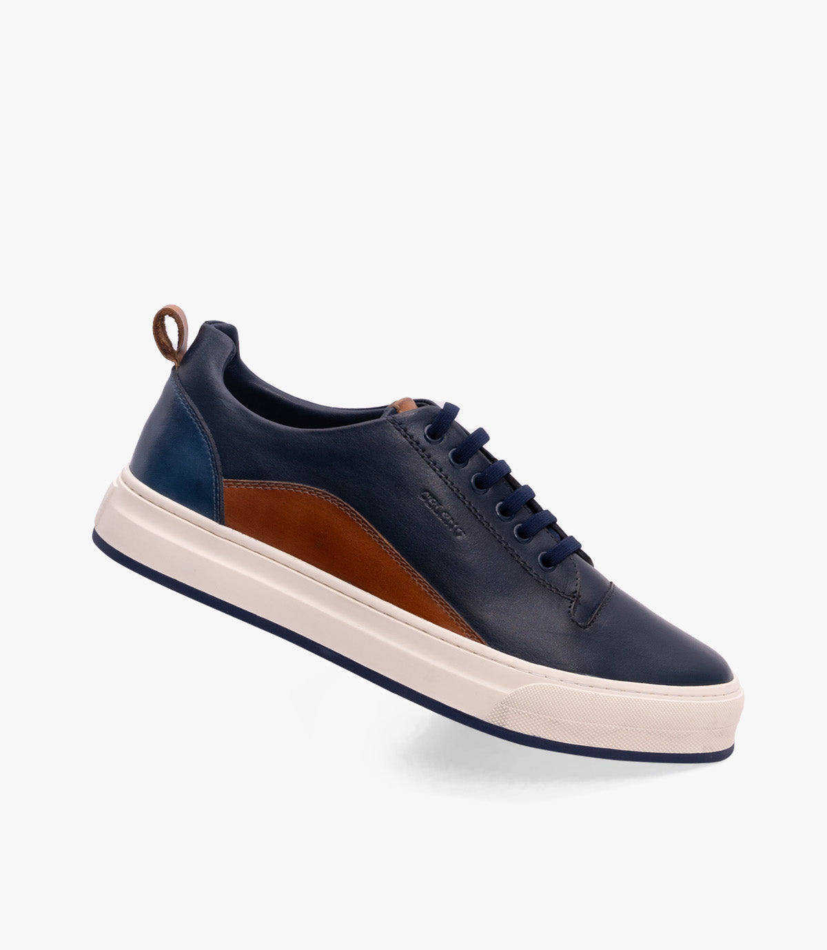 BASKET BOLT en Cuir, Bleu– CL6069