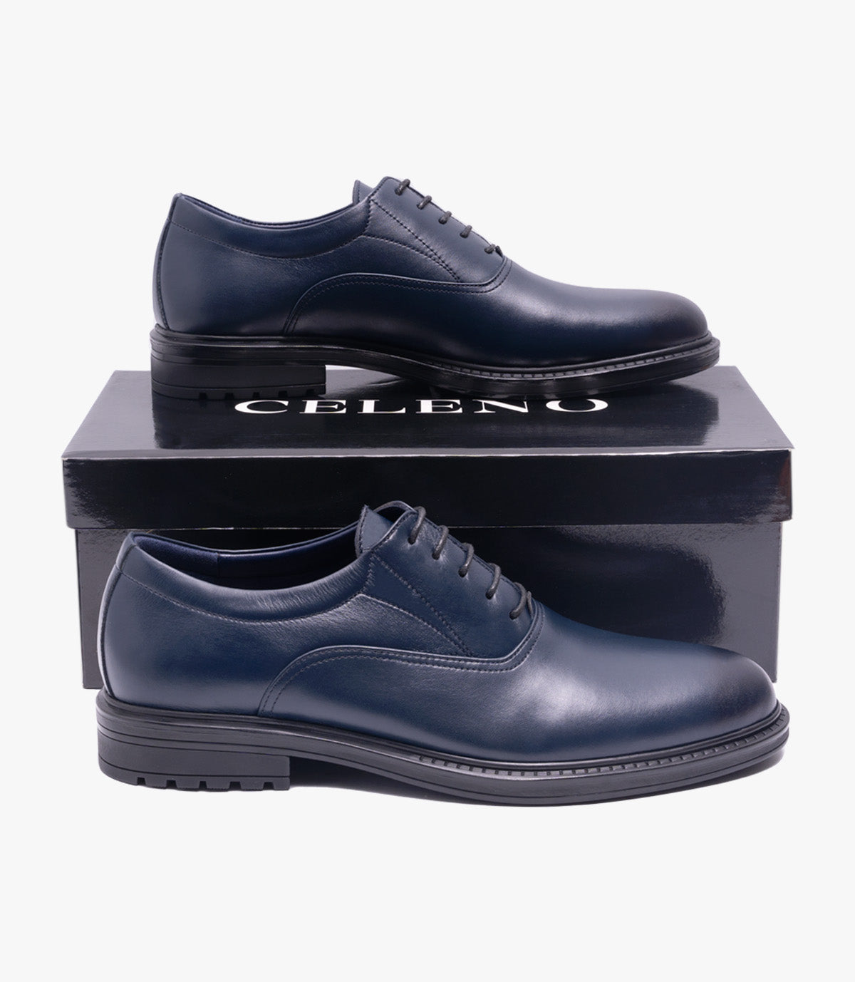 LANDON en Cuir, Bleu -CL636