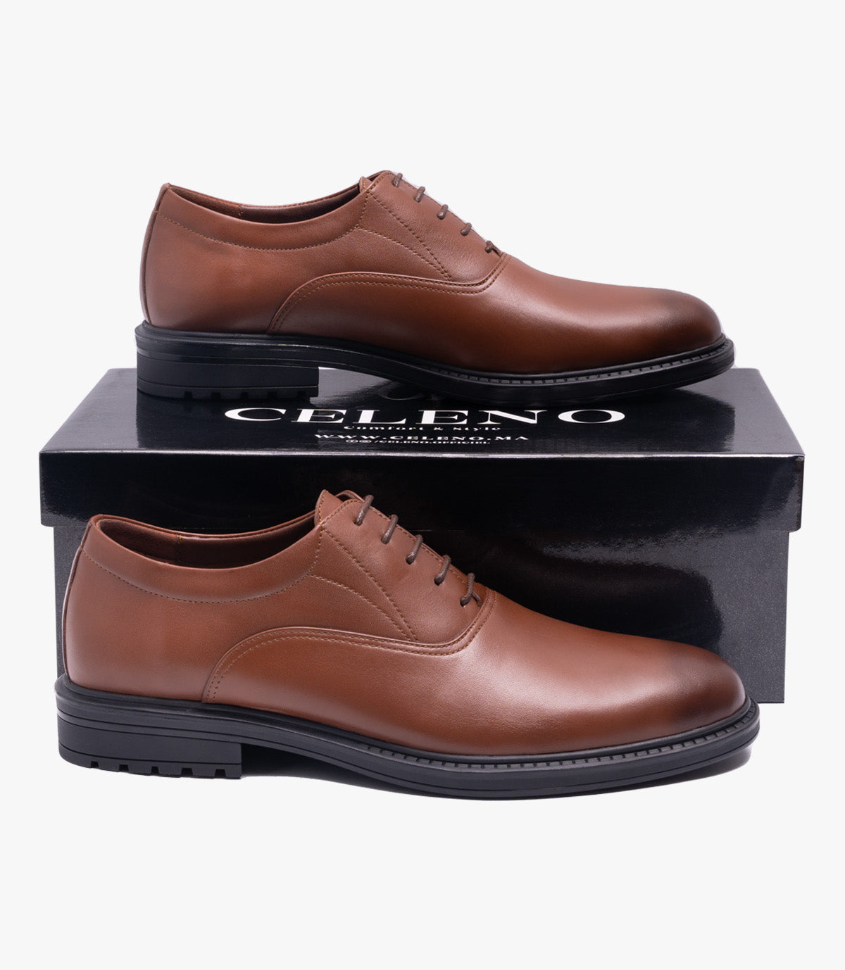 LANDON en Cuir, Tabac dégradé -CL636