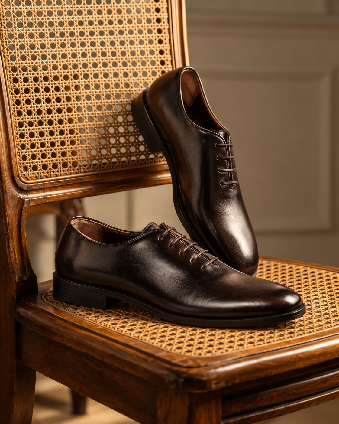 MONTFORT EN CUIR MARRON DÉMASQUABLE – CL6070